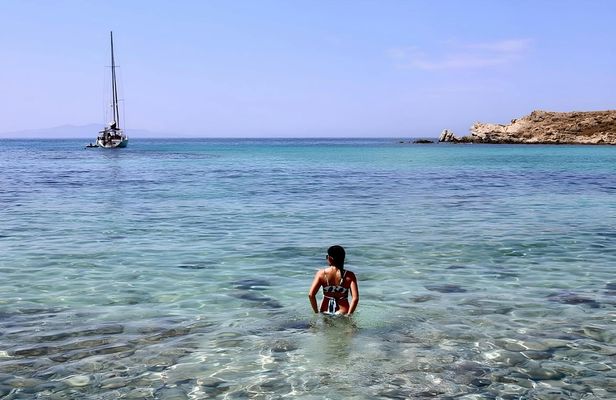 Sunset Sail to Rhenia Island and Mykonos Beach Safari