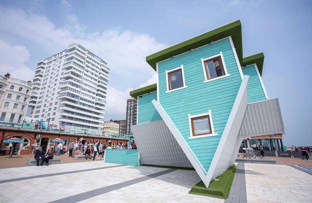 Entrance Ticket to the Upside Down House in Brighton