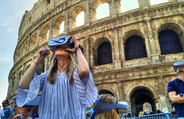 Colosseum visit and virtual reality experience with audio guide