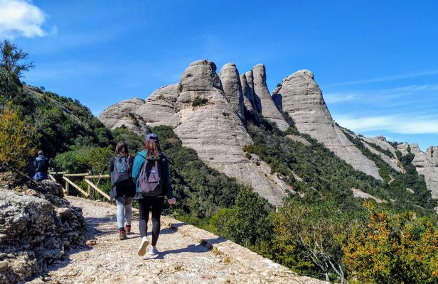 Montserrat Natural Park Hiking and Monastery