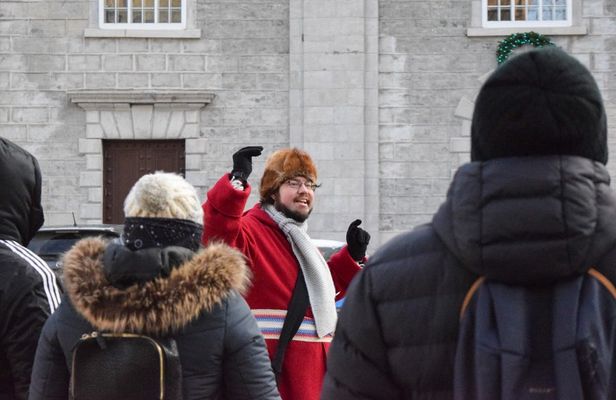 Old Quebec winter walking tour