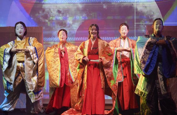 Japanese Show with Sword Fighting, Action and Dance