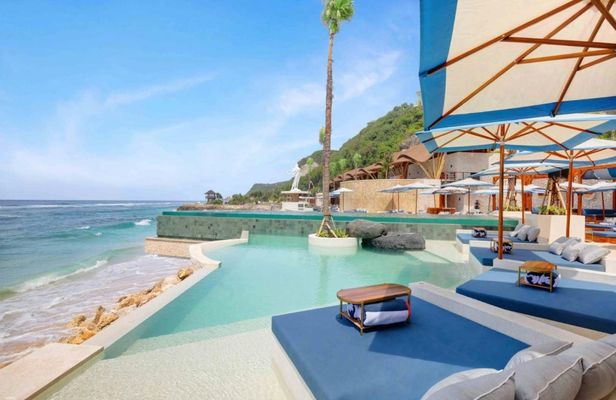 Afternoon tea at Tropical Temptation Beach Club