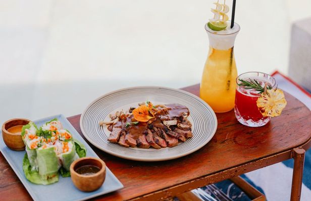 Dining experience at Tropical Temptation Beach Club