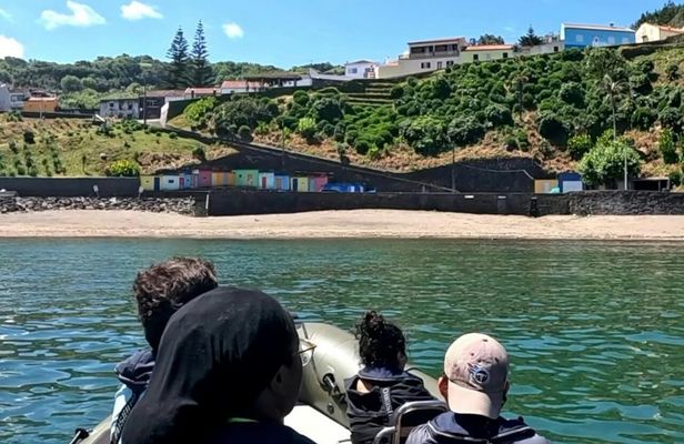 Scenic Boat Tour Along São Miguel's Northern Coast