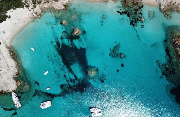 Full-Day Catamaran Trip to La Maddalena Archipelago from Cannigione