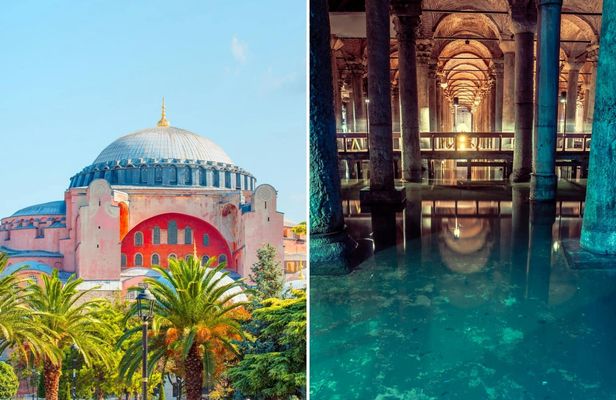 Hagia Sophia and Basilica Cistern combo ticket