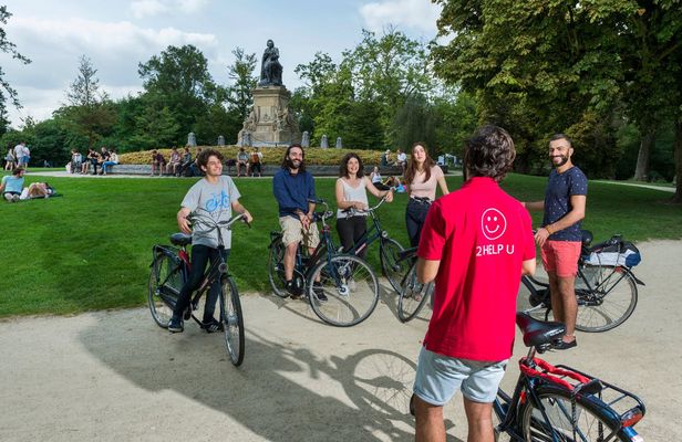 Amsterdam highlights guided bike tour