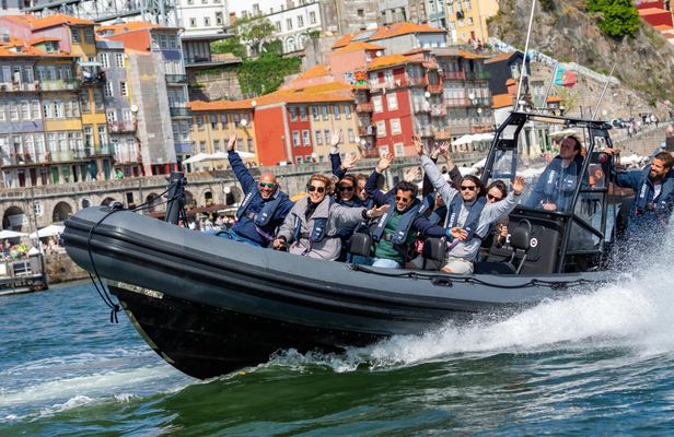Porto's six bridges speedboat tour along the Douro River