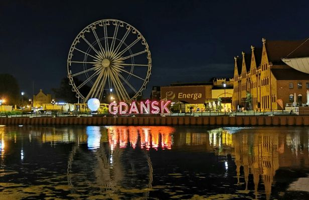 Gdansk by night guided walking tour