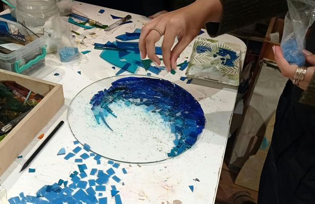 Glass Fusion Workshop with a Senior Glass Master in Galata