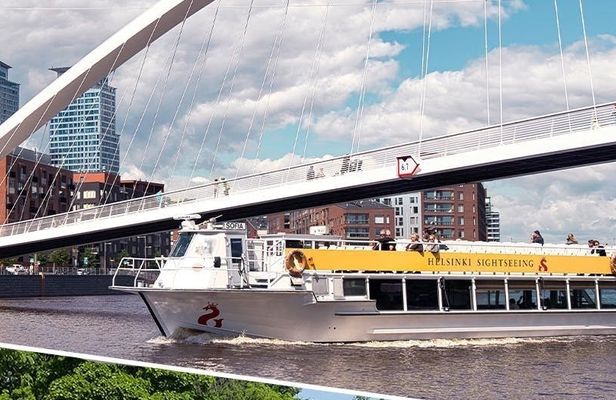 Helsinki hop on-hop off bus and city highlights cruise
