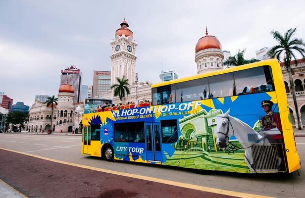 Hop-on hop-off sightseeing bus tour in Kuala Lumpur