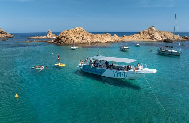 Boat trip to the northern coves of Menorca from Fornells