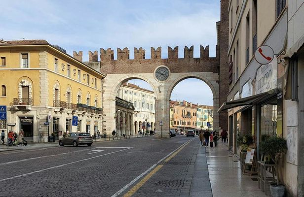 Self-guided discovery walk in Verona with secrets behind the sites