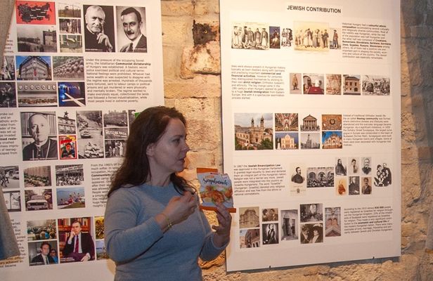 Budapest Jewish Ghetto Wall exhibition with history guide