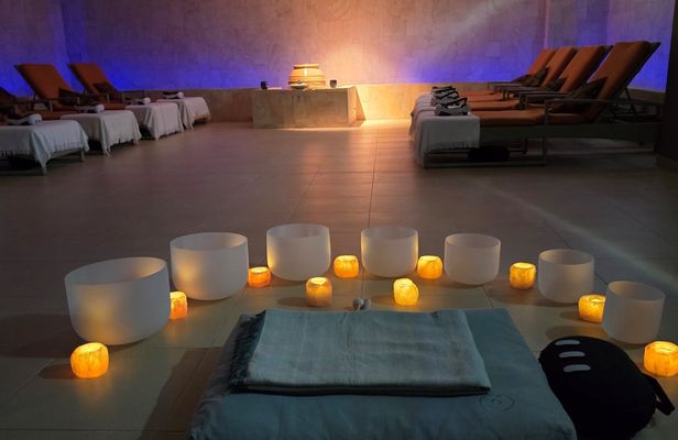Sal Island group guided relaxation and sound bath experience