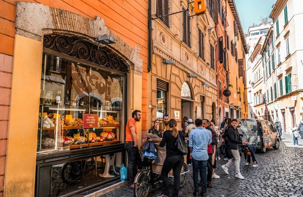 Guided gastronomic and cultural tour through Rome