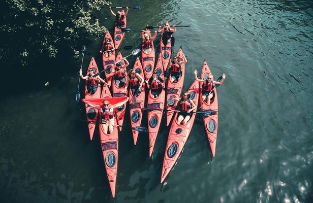 2-hour guided kayak tour through Stockholm's key landmarks