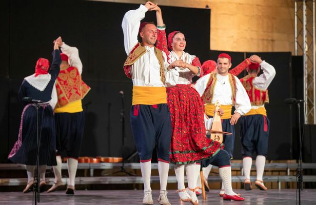 Linđo Folk Ensemble second July performance at the Revelin Fortress