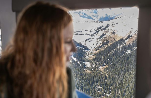 Spectacular glacier aerial tour in Whistler