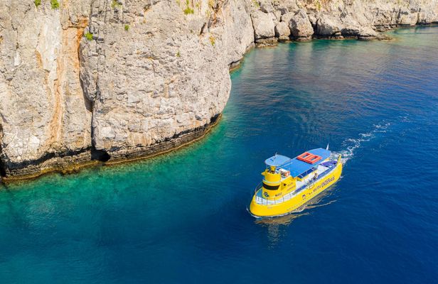 Hippo Submarine Vlicha, Lindos and Navarone Bay tour