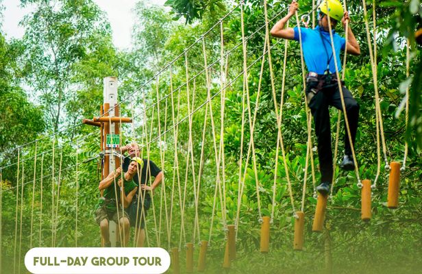 Full-day tour from Hue - Adventure with the zipline and high-wire