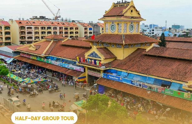 Ho Chi Minh City local street tour by motorbike