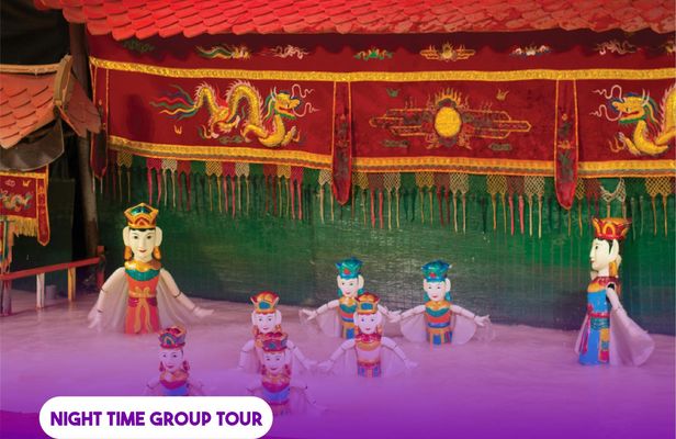 Ha Noi Vietnamese water puppet show and buffet dinner