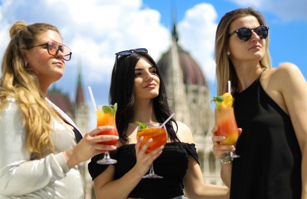 Budapest Danube River sunset cocktail cruise