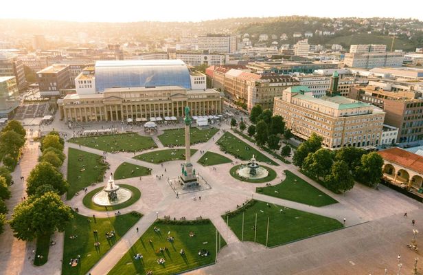 One-hour tour of Stuttgart with a local