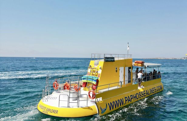 Semi-submarine swim cruise with unlimited drinks from Paphos