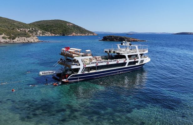 Cesme Islands boat tour with BBQ lunch