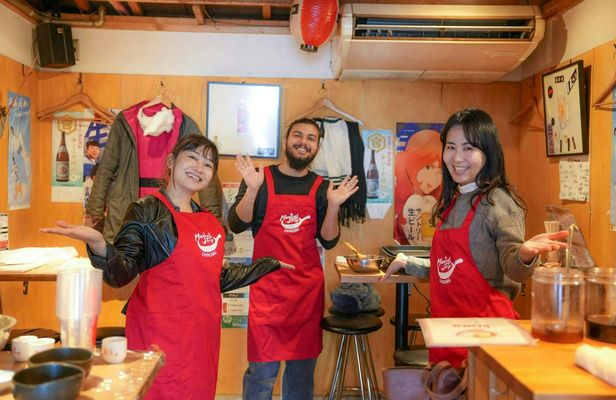 Kyoto ramen and gyoza cooking class with professional chefs