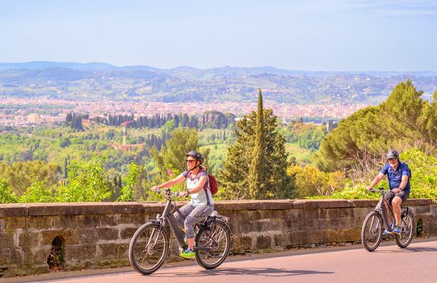E-bike adventure to Fiesole from Florence with olive oil tasting