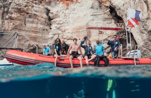 Menorca snorkel safari by boat with a professional guide