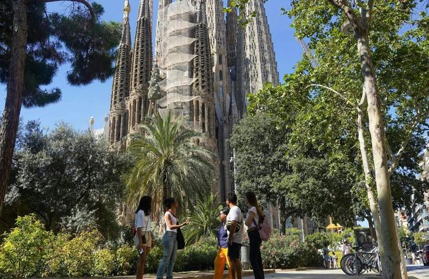 Park Güell and Sagrada Familia guided tour with tower access