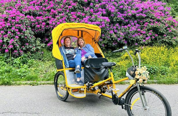 Guided pedicab tour through New York's Central Park