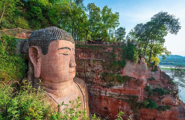 Giant Buddha and Huanglongxi Old Town private day tour from Chengdu