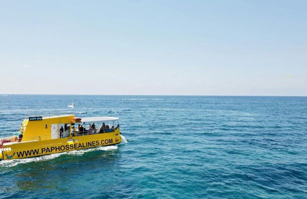 Semi-submarine swim cruise with turtle watching and drinks from Paphos
