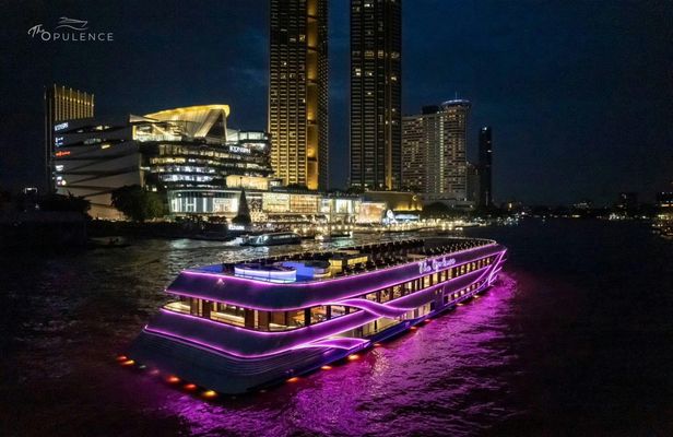 Opulence buffet dinner cruise with cultural show on Chao Phraya river