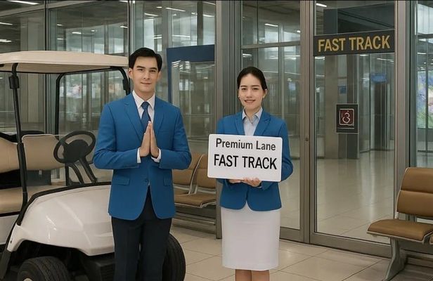 Don Meaung Airport Fast Track Customs Pass with Assistant