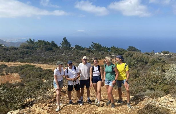 Karpathos villages guided hike from Pini to Stes Mountain