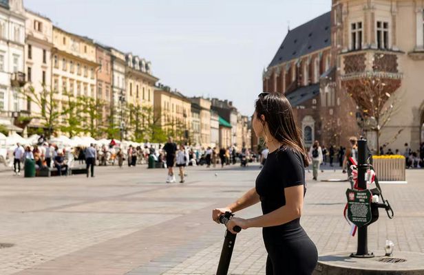 Krakow Old Town highlights 2 hours e-scooter tour