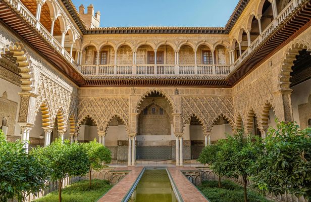 Seville Royal Alcázar entry ticket with downloadable audio guide