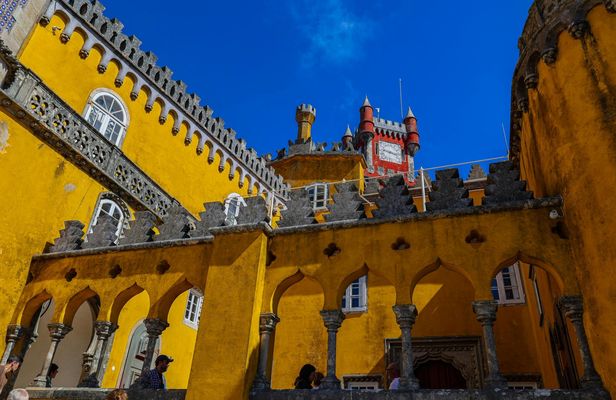 Day Trip from Lisbon to Sintra, Pena Palace and Cascais with Wine Tour