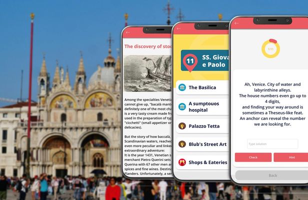 Venice self-guided treasure hunt and walking tour