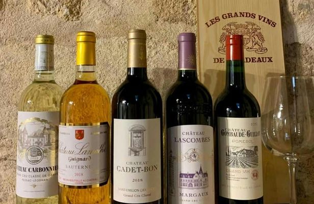 Bordeaux great classified growths private workshop with wine tasting