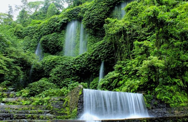 Waterfall Benang Kelambu and river rafting adventure