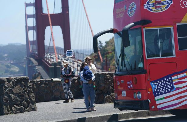 City Sightseeing hop-on hop-off bus tour of San Francisco